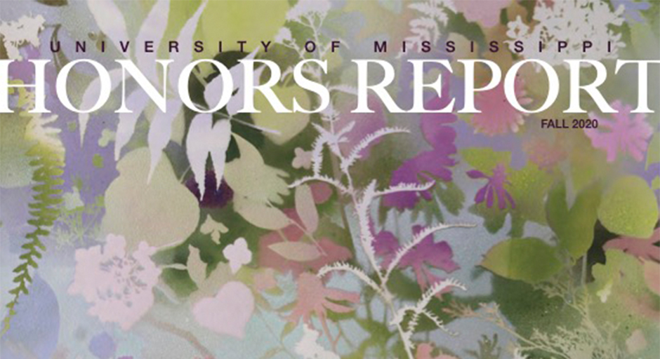 Cover for the Fall 2020 edition of the Honors Report