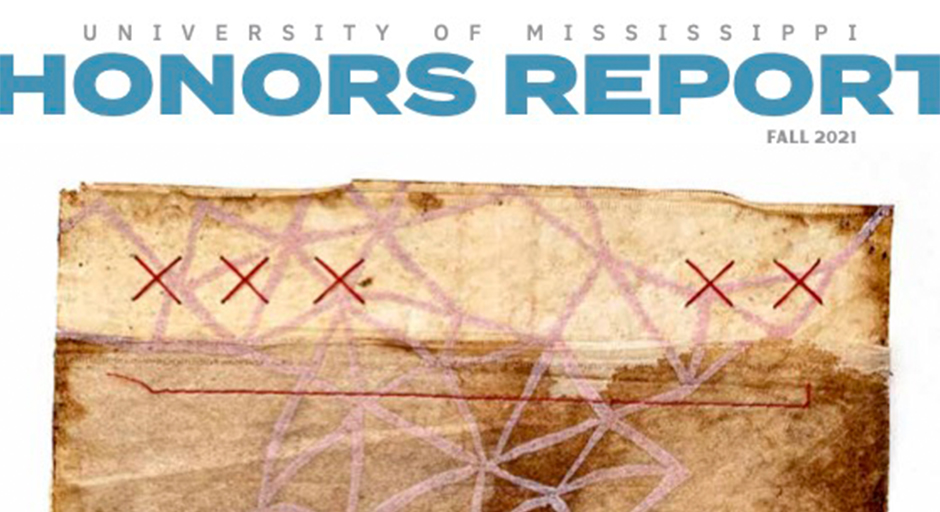 Cover for the Fall 2021 edition of the Honors Report