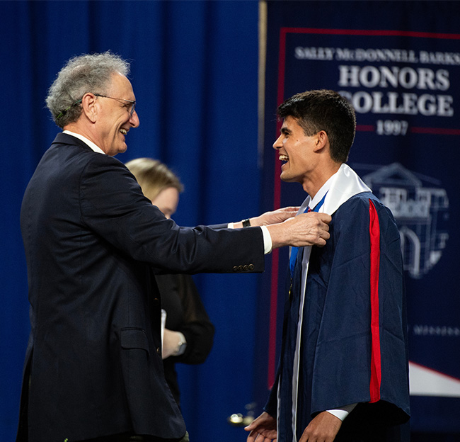 2024 Sally McDonnell Barksdale Honors College Commissioning Ceremony.
